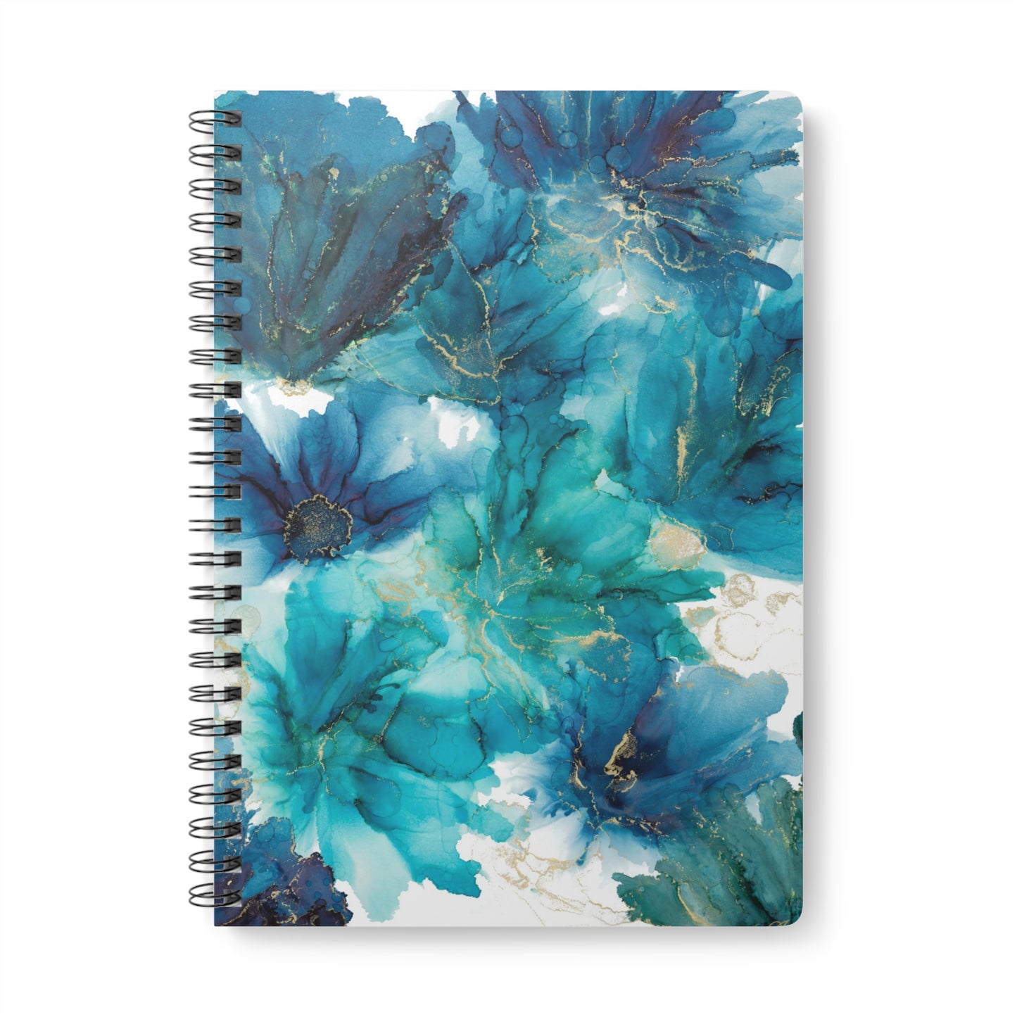 Floral Wirebound Notebook, Sketchbook, Journal for Students,  Diary image 0