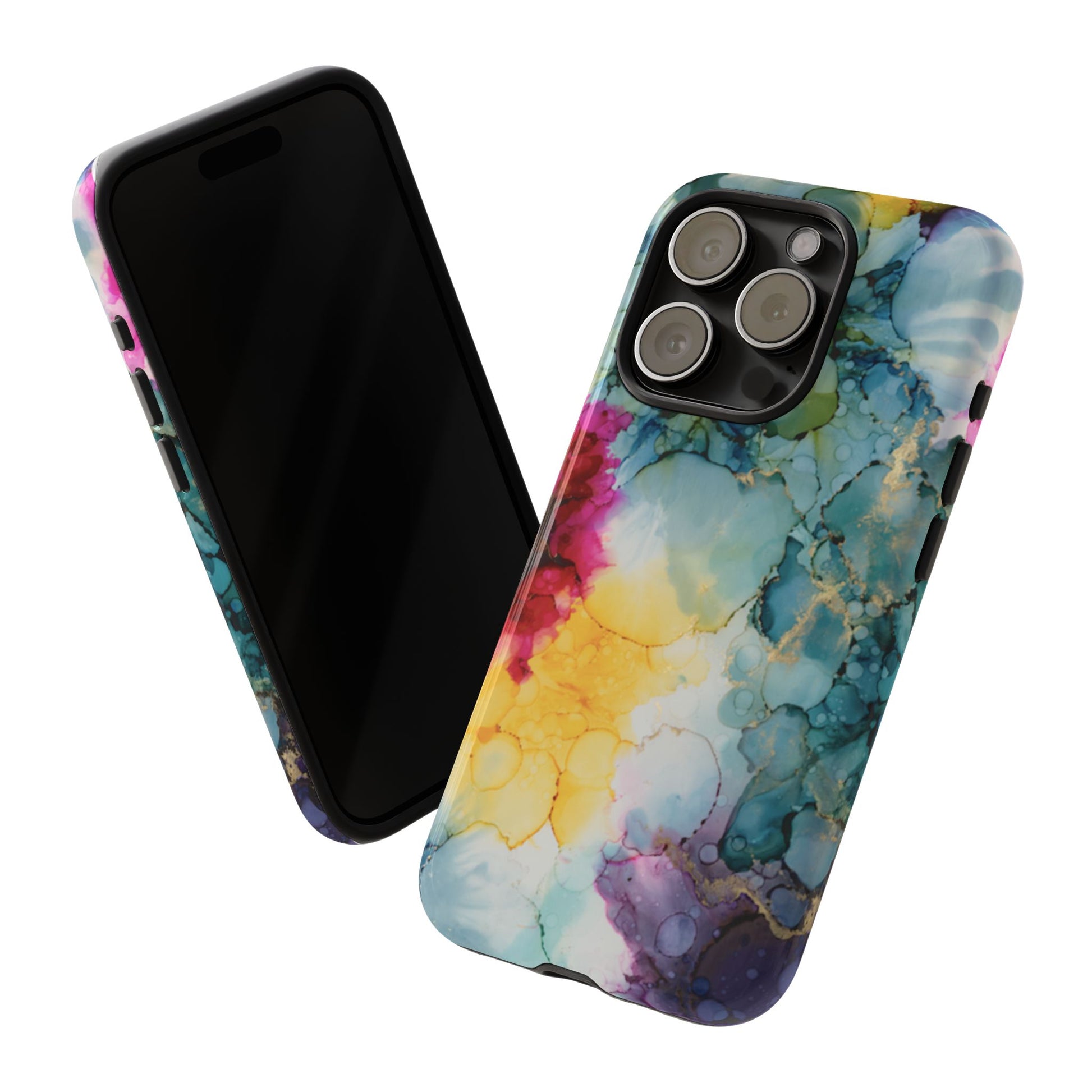 Floral Alcohol Ink Phone Case image 3