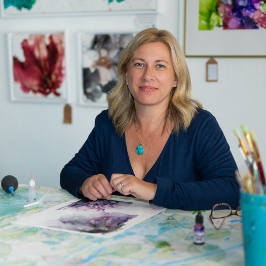 Abstract Alcohol Ink Art Workshop