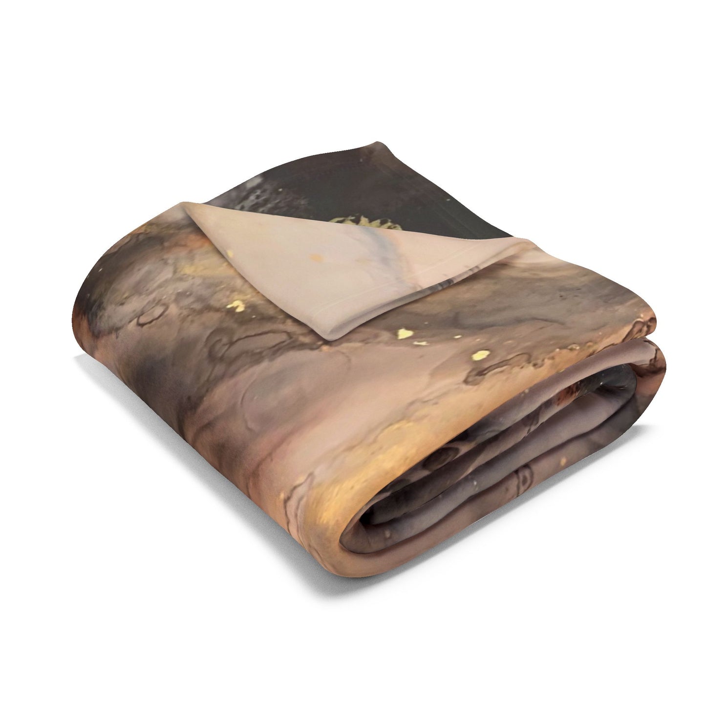 Latte Fleece Blanket image 2